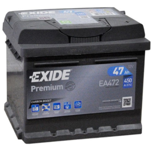 Автомобільний акумулятор Exide Premium 6СТ-47 (EA472) 47 Ач (-/+) Euro 450 А (EA472)