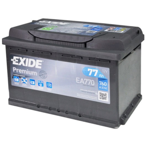 Автомобильный аккумулятор Exide Premium 6СТ-77 (EA770) 77 Ач (-/+) Euro 760 А (EA770)