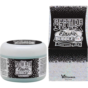 Омолаживающий пузырьковый крем для лица Elizavecca Peptide 3d Fix Elastic Bubble Facial Cream 100 г (8809624500062) в Черновцах