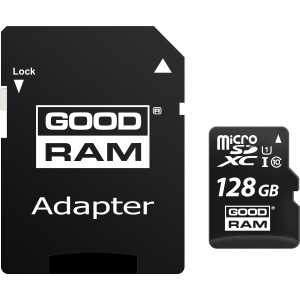 Goodram microSDXC 128GB UHS-I class 10 + adapter (M1AA-1280R12)