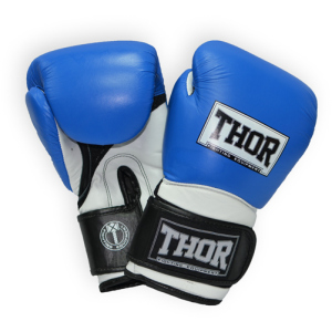 Перчатки боксерские Thor Pro King (PU) 14 унций Blue/White/Black (8041/03(PU) B/Wh/Bl 14 oz.) в Черновцах