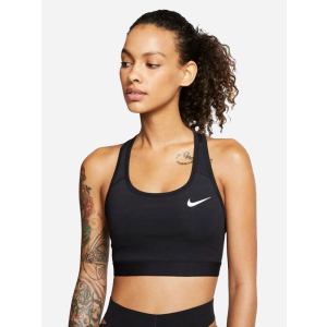 Спортивний топ Nike Swoosh Band Bra Non Pad BV3900-010 M Чорний (193655466694) краща модель в Чернівцях