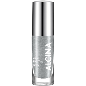 Тени для век Alcina Aqua Eye Tint жидкие silver 5 мл (4008666653420) ТОП в Черновцах