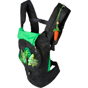 Эрго-рюкзак для переноски ребенка Модный карапуз с сеточкой для проветривания Черный (03-00736) (4823870873637) в Черновцах