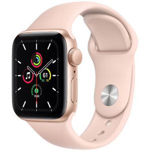 Смарт-часы Apple Watch SE GPS 40mm Gold Aluminum Case with Pink Sand Band (MYDN2UL/A) ТОП в Чернівцях