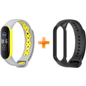 Xiaomi Mi Band 5 MiJobs Sport Grey/Yellow (MJ5-SP012GY) лучшая модель в Черновцах