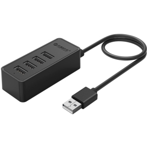 купить USB-хаб Orico W5P-U2-030-BK-PRO USB 2.0 4 порта Black (CA911424)