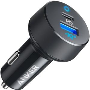 Автомобільний зарядний пристрій Anker PowerDrive PD+ 2 - 18W PD + 15W PowerIQ2.0 Black (A2721HF1/A2721GF1) рейтинг