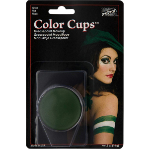 Кремовый грим Mehron Color Cups Green 12 г (CCC-G) (764294502069) ТОП в Черновцах