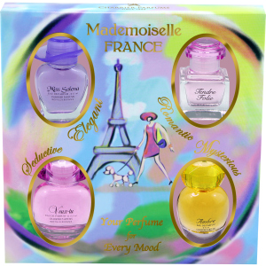 Набор миниатюр парфюмерной воды Charrier Parfums Mademoiselle France (3442070444112) ТОП в Черновцах