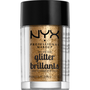 Гліттер NYX Professional Makeup Face & Body Glitter 08 Bronze 2.5 г (800897846800) краща модель в Чернівцях