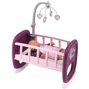 Колиска Smoby Toys Baby Nurse Прованс з мобілем 47 см (220343) (3032162203439) ТОП в Чернівцях