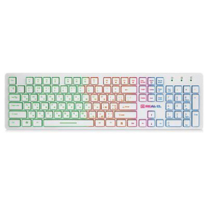 хороша модель Клавіатура REAL-EL 7070 Comfort Backlit, white