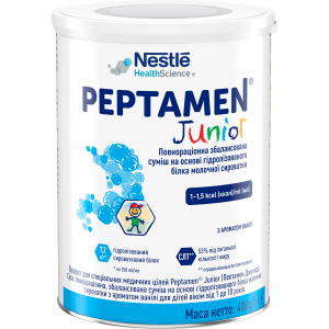 Упаковка детской смеси Nestle Peptamen Junior ACE002-2 с 1 года 400 г х 12 шт (7613034993823)