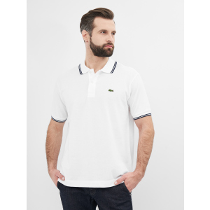 Поло Lacoste PH2384-522 XL (T6) White/Navy Blue (3665926016954)