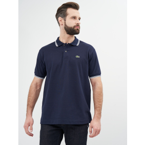 Поло Lacoste PH2384-525 L (T5) Navy blue/White (3665926014134) лучшая модель в Черновцах