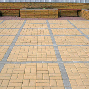 Тротуарна плитка Еко Цегла 25 мм, жовта, 1 кв.м рейтинг