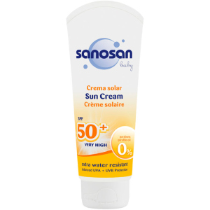 Детский солнцезащитный крем Sanosan Baby SPF 50 75 мл (4003583197682) в Черновцах