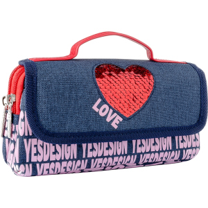 Пенал мягкий YES WL-01 Love (532936) в Черновцах