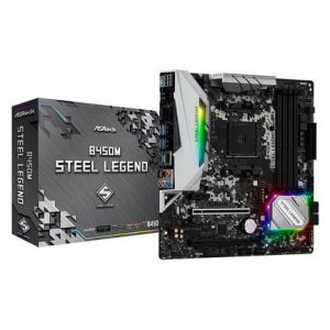 хорошая модель ASRock B450M Steel Legend Socket AM4