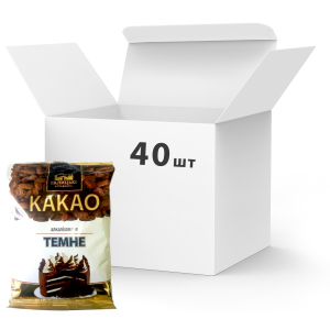 Упаковка какао Галицькі традиції темного алкалізованого 40 шт х 100 г (881643) в Чернівцях