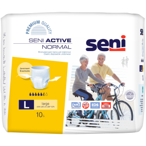 Підгузки-трусики для дорослих Seni Active Normal Large 10 шт (5900516693053) краща модель в Чернівцях