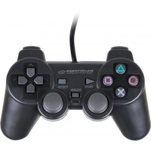 Геймпад Esperanza Vibration gamepad PS2/PS3/PC USB (EG106) лучшая модель в Черновцах