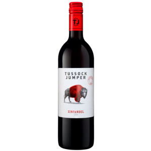 Вино Tussock Jumper Zinfandel червоне сухе 0.75 л 14.5% (3760204540203) ТОП в Чернівцях