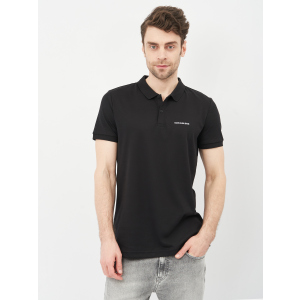 Поло Calvin Klein Jeans Micro Branding Liquid Polo J30J317439-BEH M Pvh Black (8719853718889) ТОП в Черновцах