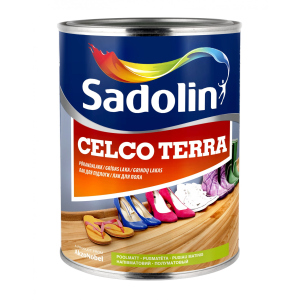 Лак для пола Sadolin Celco Terra 45 1 л Полуглянцевый ТОП в Черновцах