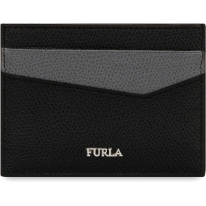 Візитниця шкіряна Furla Marte S Credit Card Case 976806 Чорна (800070041084) краща модель в Чернівцях