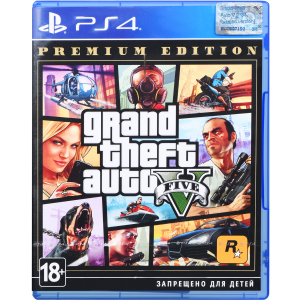 Гра Grand Theft Auto V Premium Edition для PS4 (Blu-ray диск, Російський subtitles) в Чернівцях