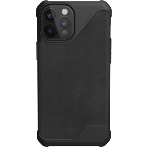 Панель UAG Metropolis LT Leather для Apple iPhone 12 Pro Max Black (11236O118340) краща модель в Чернівцях