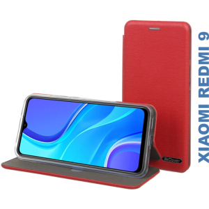 Чохол-книжка BeCover Exclusive для Xiaomi Redmi 9 Burgundy Red краща модель в Чернівцях