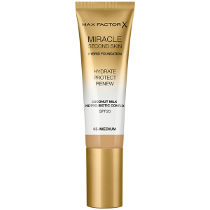 Тональная основа Max Factor Miracle Second Skin №05 Medium 30 мл (3614229764833) в Черновцах