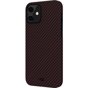 Панель Pitaka MagEZ Case Twill Apple iPhone 12 mini Black/Red (KI1203) ТОП в Чернівцях