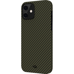 Панель Pitaka MagEZ Case Twill Apple iPhone 12 mini Black/Yellow (KI1205) в Чернівцях