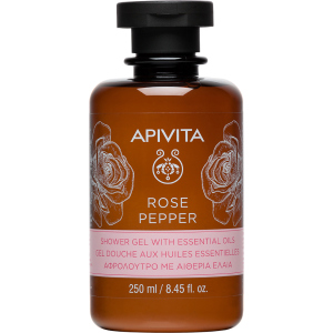 Гель для душа Apivita Rose Pepper с эфирными маслами 250 мл (5201279074548) ТОП в Черновцах