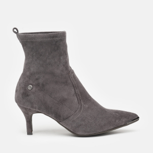 Ботильйони XTI Microfiber Ladies Ankle Boots 35104 40 25 см Сірі (8434739563413) в Чернівцях