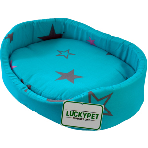 Лежак для собак і кішок Lucky pet №6 Макс 54x76x15 см Бірюзовий (4820224212180) в Чернівцях