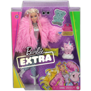 Лялька Barbie Екстра в рожевій пухнастій шубці (GRN28) (0887961908480) в Чернівцях