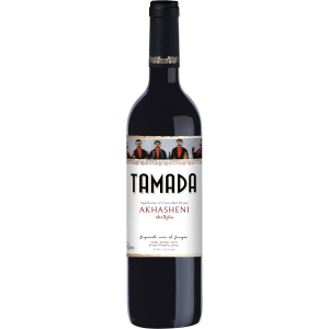 Вино Ахашени Tamada красное полусладкое 0.75 л 11 - 14.5% (4860004070067) ТОП в Черновцах