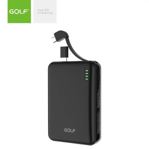 Портативная Универсальная батарея Power bank GOLF G73 10000mAh Черный ТОП в Черновцах