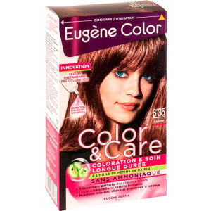 Фарба для волосся Eugene Perma без аміаку Color & Care 6.35 Темний Блондин Золотистий Червоне Дерево 125 мл (3140100336283) ТОП в Чернівцях