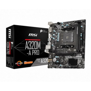 купить MSI A320M-A Pro Socket AM4