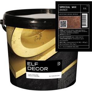 Декоративний віск Elf Decor Special Wax 1л Bronze (mba1d122w) ТОП в Чернівцях