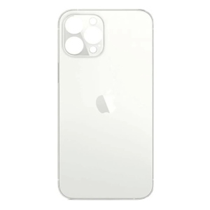 Задняя крышка (стекло) iPhone 12 Pro Max Silver, цвет серебристый High Copy