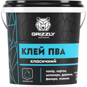 Клей ПВА Класичний Grizzly 5 кг (4823048028388) ТОП в Чернівцях