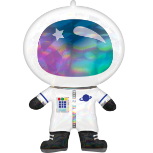 Шарик воздушный Amscan Iridescent Astronaut P40 (4119601) лучшая модель в Черновцах