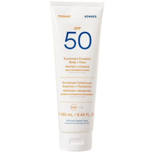 Cолнцезащитная эмульсия для лица и тела Korres SPF50 250 мл (5203069098291) ТОП в Черновцах